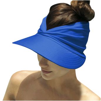 PONYTAIL VISOR BLUE