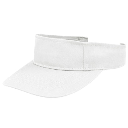 WHITE SUN VISOR