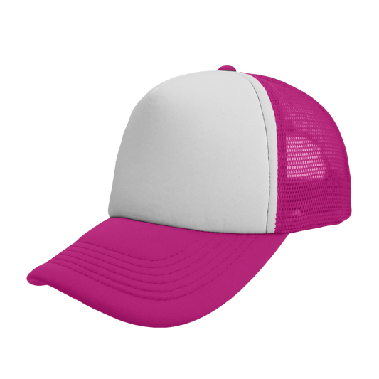 PINK/WHITE FOAM TRUCKER