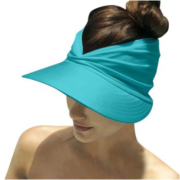 PONYTAIL VISOR TURQUISE