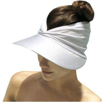 PONYTAIL VISOR WHITE