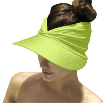 PONYTAIL VISOR YELLOW